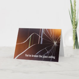 Du har brutit glaset, Grattisar Kort