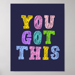 Du Har den här Dream Big Kids Nursery Art Poster