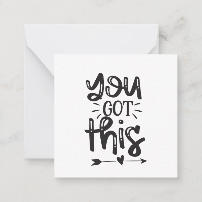 Du har den här inspirationen anteckningskort (Framsida)