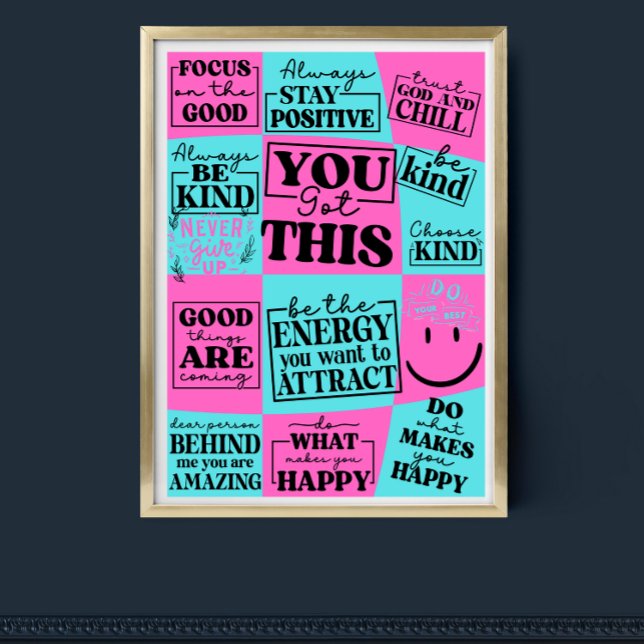 Du Har den här inspirerande, motiverade citatteckn Poster (Skapare uppladdad)