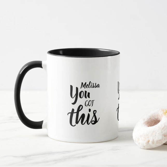 Du Har den här Personlig Namn inspirationskällan Mugg (Med munk)
