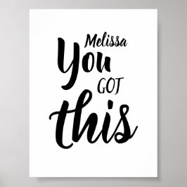 Du Har den här Personlig Namn inspirationskällan Poster