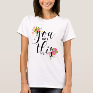 Du Har den här svarta moderna Blommigten Calligrap Tröja