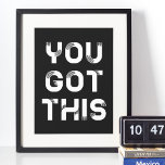 Du har den här svarta poster<br><div class="desc">Du har det här,  ord som är motiverat för den här svarta poster.</div>