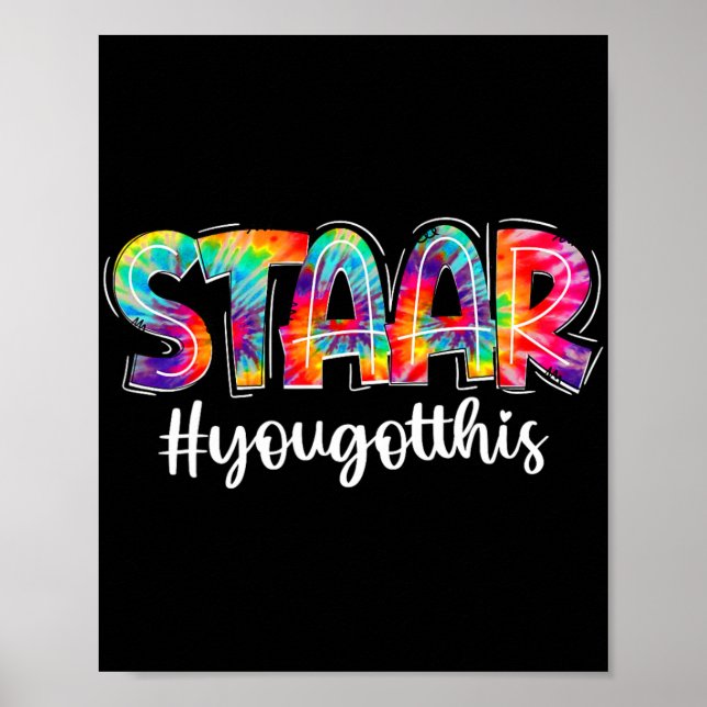 Du Har den här testningsdagen för tiefärgtestet Ex Poster (Framsidan)