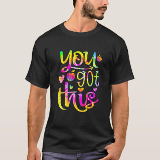 Du Har den här tie Die Lärare Student testdag T Shirt