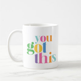 Du Har denna färgstarka uppmuntrande inspiration Kaffemugg