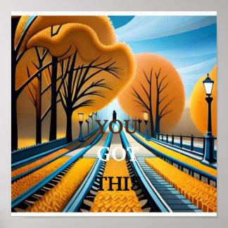 DU HAR DENNA INSPIRATIONELLA ART POSTER