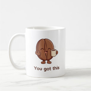 Du Har Denna Söta Kaffeböns Karaktär Kaffemugg