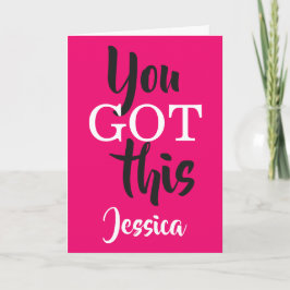 Du Har det här anpassade namnet Kort