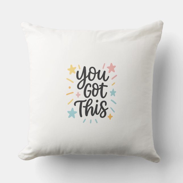 Du Har det här - inspirerande offertdesign för gif Kudde (Framsida)