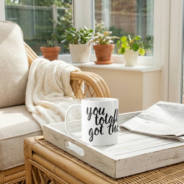 Du har det här! kaffemugg (Skapare uppladdad)