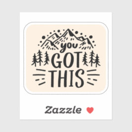 Du har det här klistermärken