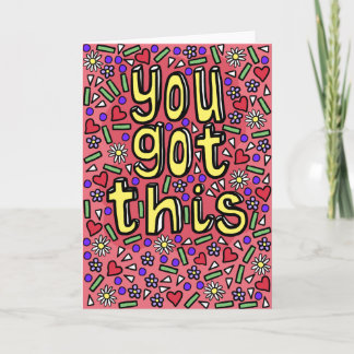 "Du Har det här" Motiv- och inspirationskort Kort