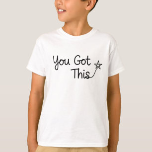 "Du Har det här" Motiv Star-design T Shirt