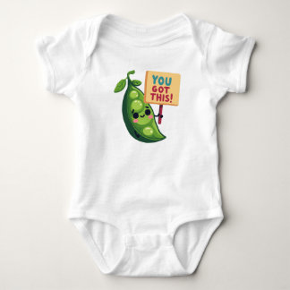"DU HAR DET HÄR!" Motivational Pea Illustration T Shirt