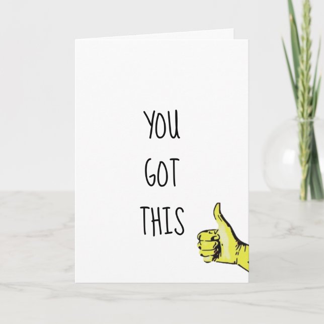 Du Har det här positiva kortet Kort (Framsida)
