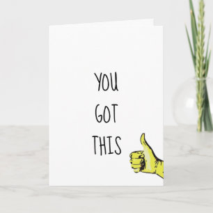 Du Har det här positiva kortet Kort