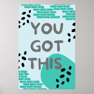 Du Har det här, självmotivation Poster