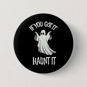 Du Har det hemligt det är Halloween Ghost Costume Knapp