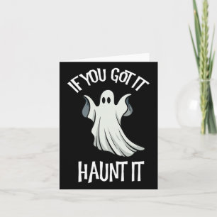 Du Har det hemligt det är Halloween Ghost Costume  Kort