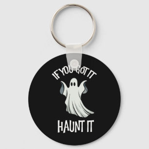 Du Har det hemligt det är Halloween Ghost Costume  Nyckelring
