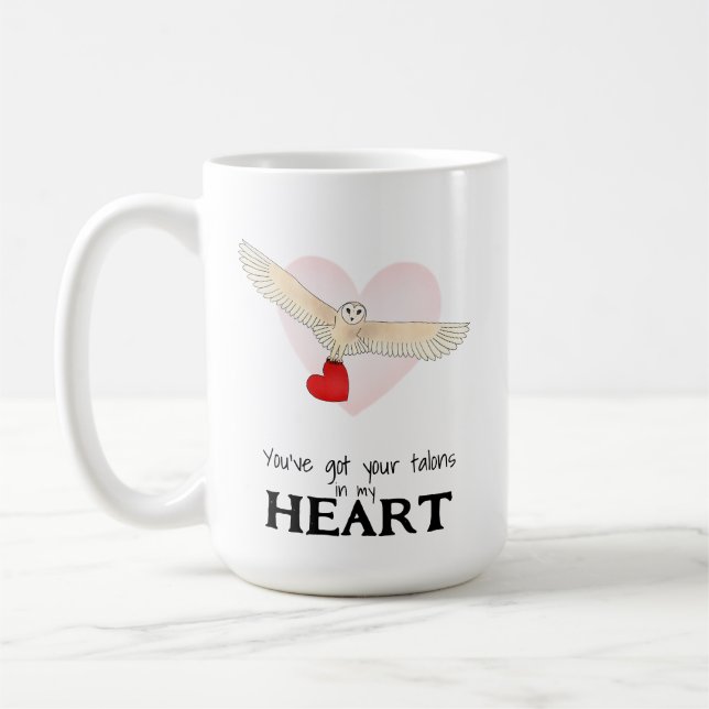Du Har Dina Klor I Mitt Hjärta Ugglemugg Kaffemugg (Vänster)