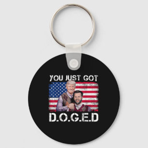 Du Har Doged Trump Department of Government Nyckelring