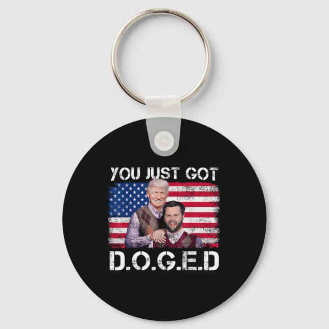 Du Har Doged Trump Department of Government Nyckelring (Framsida)