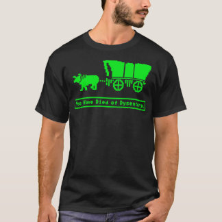 Du har dött av Dysentery Oregon Trail Hat T Shirt
