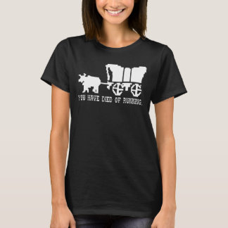 Du har dött av lustig träning t shirt