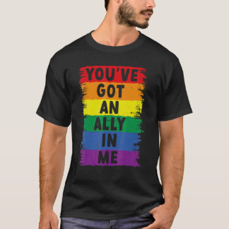 Du Har En Allierad I Mig Lgbt Pride T Shirt
