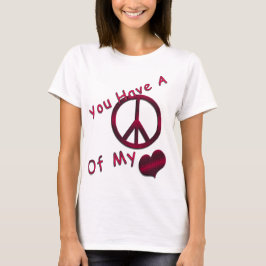 Du har en fred i mitt hjärta tee