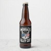 Du har en gatkatts moral komisk skämt 