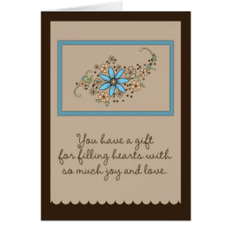 Du har en gåva hälsningskort