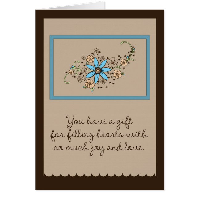 Du har en gåva hälsningskort (Framsidan)