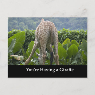 Du har en Giraffe! Vykort