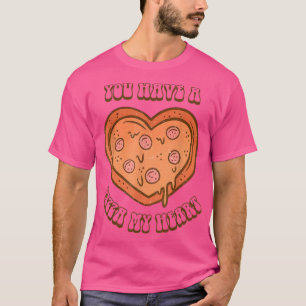 Du har en pizza Älskare mitt hjärta Pizza Heart Va T Shirt