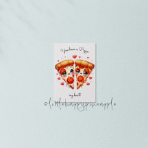 Du har en pizza mitt hjärta Valentinkort