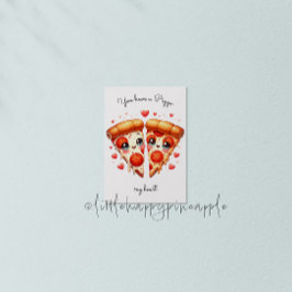 Du har en pizza mitt hjärta Valentinkort Inbjudningar