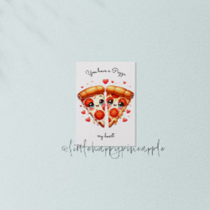 Du har en pizza mitt hjärta Valentinkort Inbjudningar