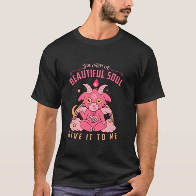 Du har en vacker sjö Ge för mig citat T Shirt (Framsida)