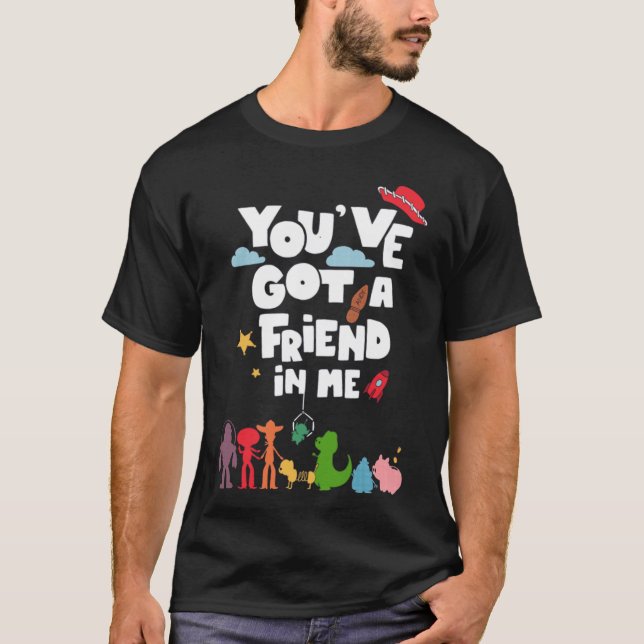 Du har en vän i mig familj t shirt (Framsida)