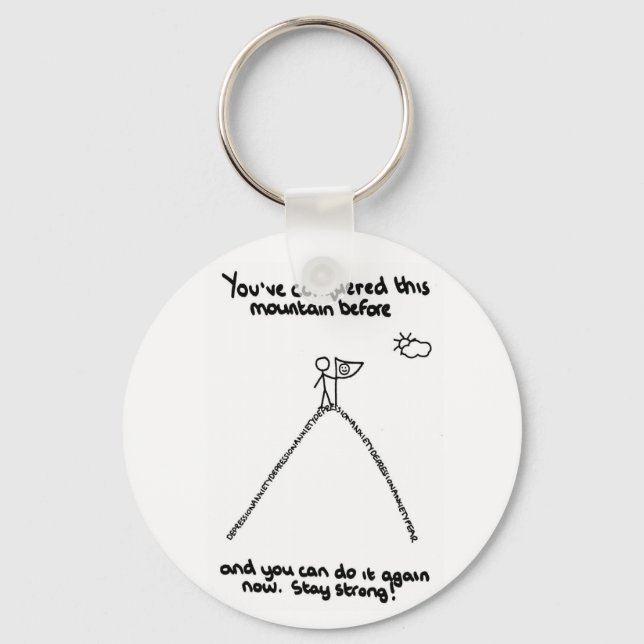 Du har erövrat det här berget innan nyckelring (Framsida)