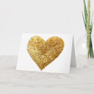 Du har ett hjärta av guld gratulationskort kort