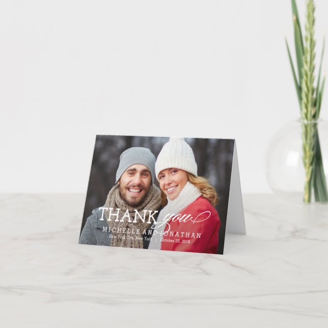 Du har ett kort med timodig Bröllop-fototack (Framsida)