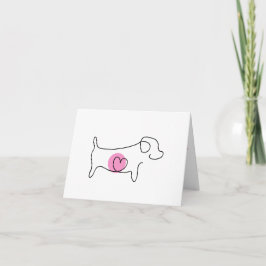 Du har ett speciellt ställe i mitt hjärta Card Kort