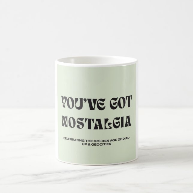 Du har fått nostalgi-mugg kaffemugg (Center)