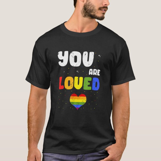 Du har förlorat meddelandedesignmallar för Pridet  T Shirt (Framsida)