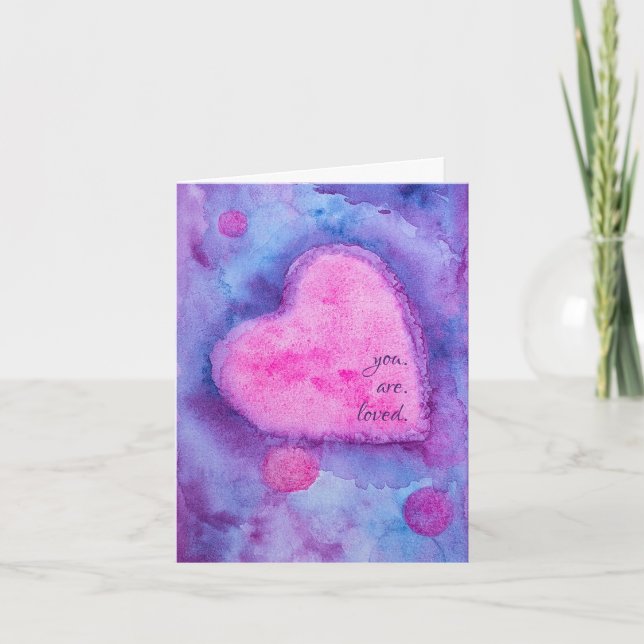 Du har förlorat unikt vattenfärgkort kort (Framsida)